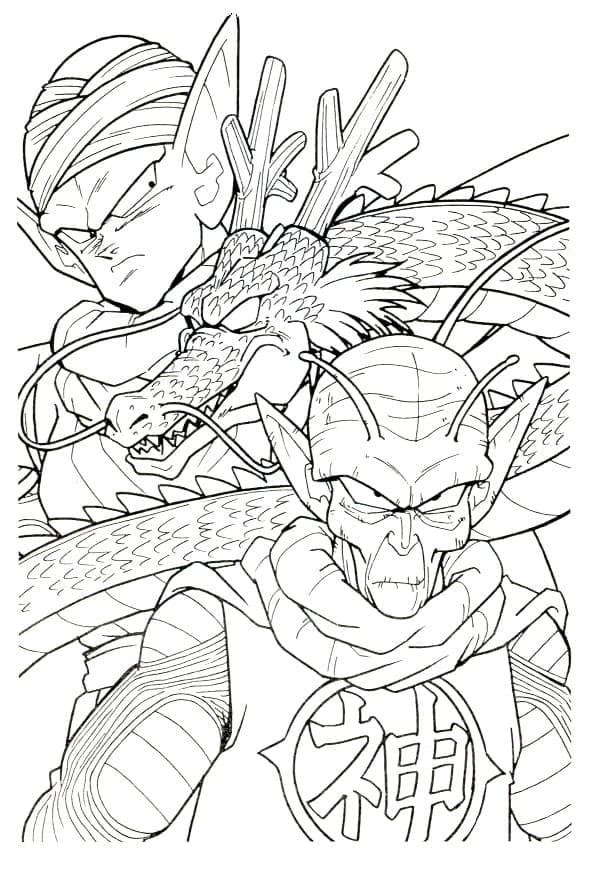 Gratis druckbares Dragon Ball Z ausmalbilder