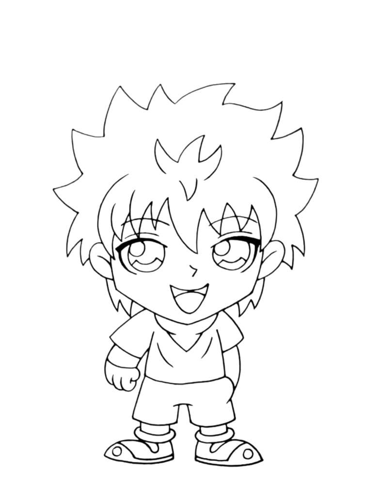 Gratis druckbares Hunter x Hunter ausmalbilder