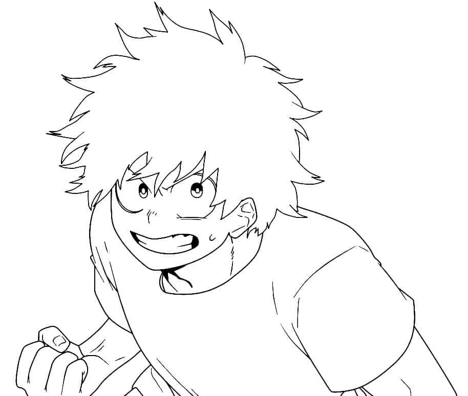 Gratis druckbares My Hero Academia ausmalbilder