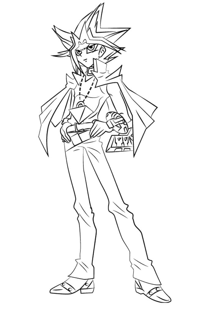 Gratis druckbares Yu-Gi-Oh ausmalbilder