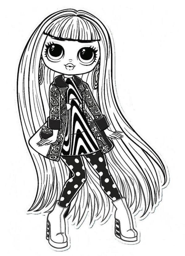 Groovy Babe di LOL OMG ausmalbilder