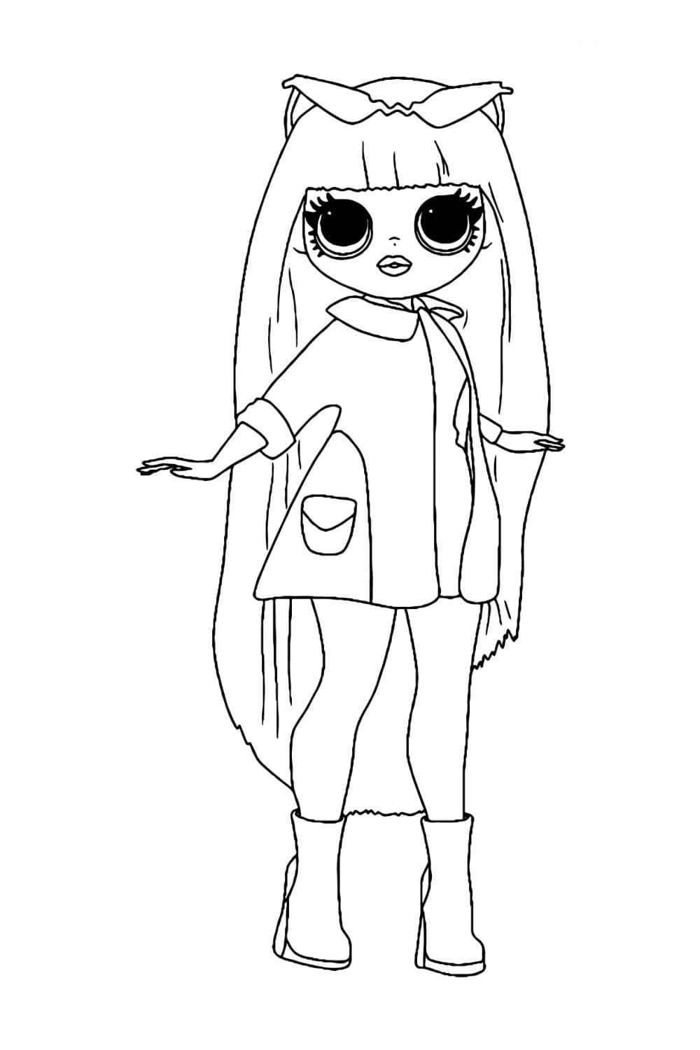 Groovy Baby Girl di LOL OMG ausmalbilder