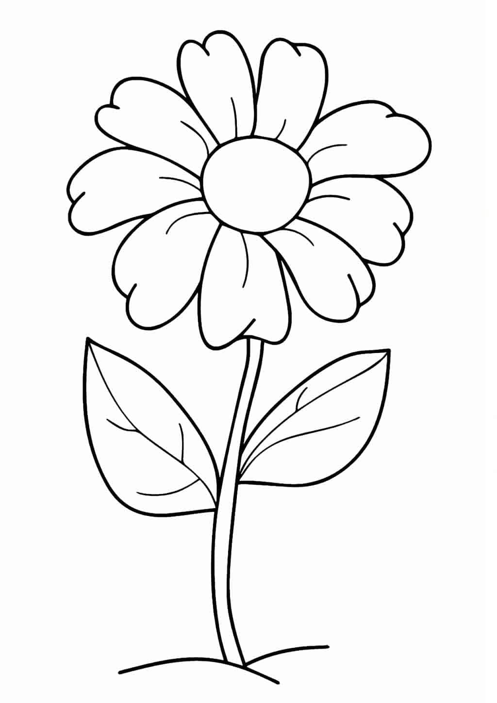 Großartige Blume ausmalbilder