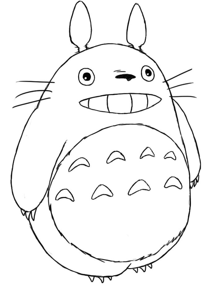 Großartiges Mein Nachbar Totoro ausmalbilder