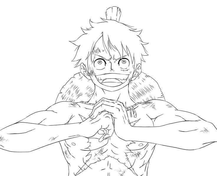 Großartiges One Piece Motiv ausmalbilder