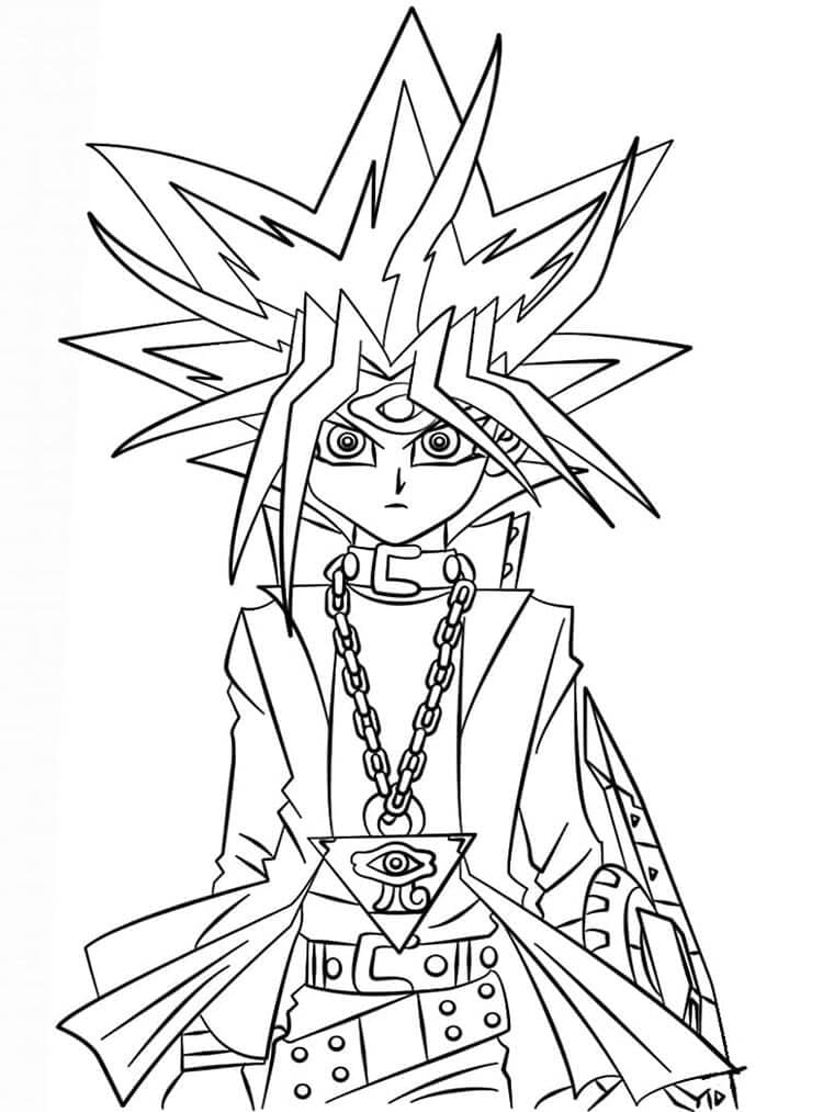 Großartiges Yu-Gi-Oh ausmalbilder