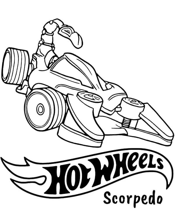 Grundlegender Hot Wheels ausmalbilder