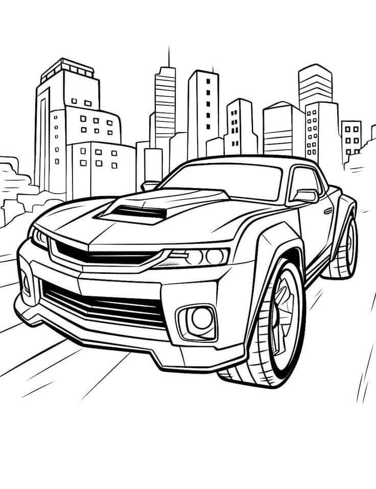 Grundlegendes Auto ausmalbilder