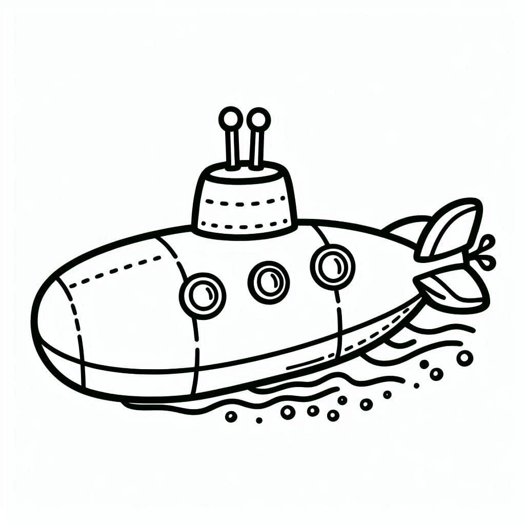 Grundlegendes U-Boot ausmalbilder
