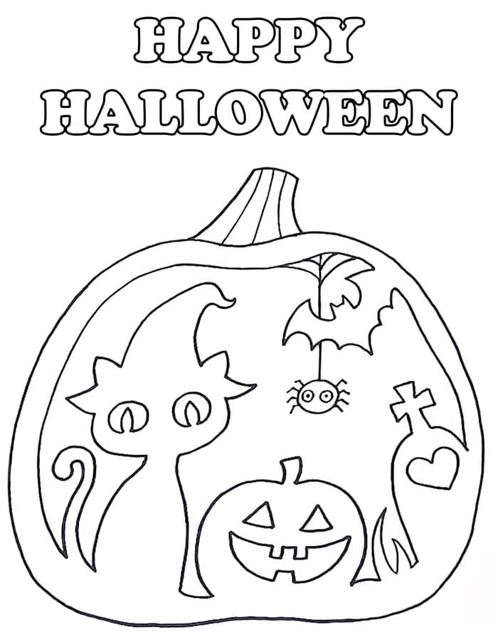 Halloween Druckbar Frei ausmalbilder