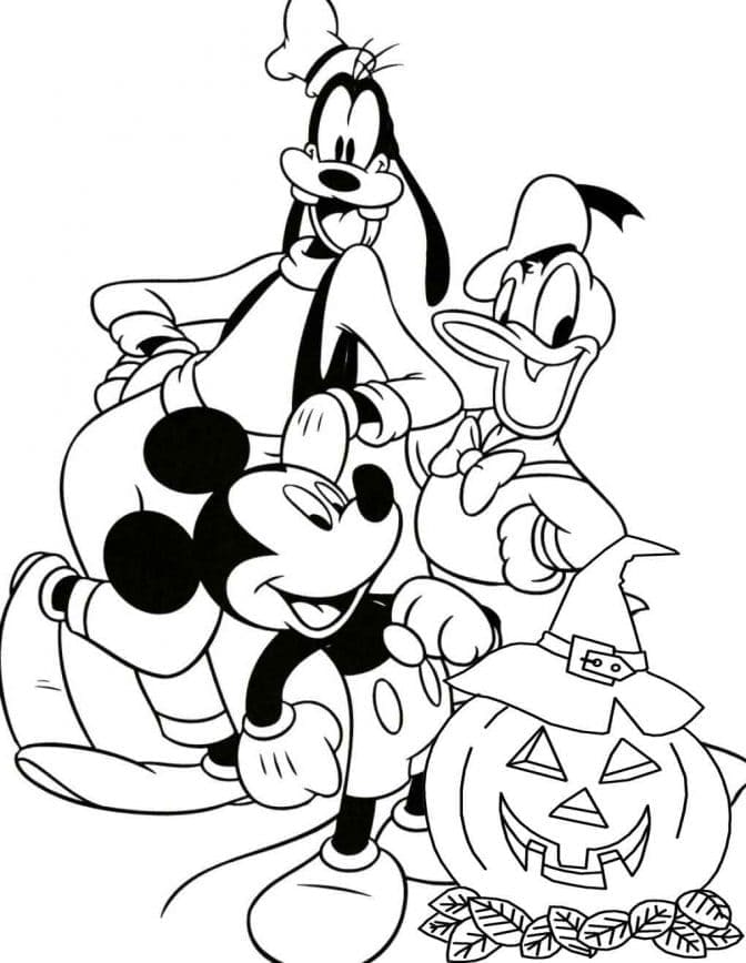 Halloween Kostenlos Druckbar ausmalbilder