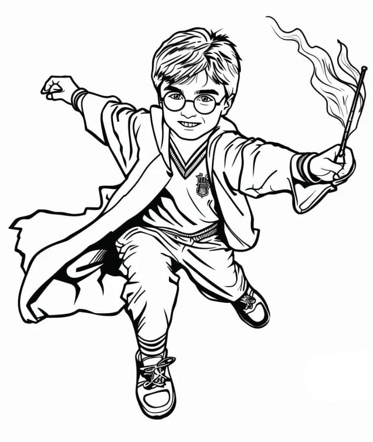 Harry Potter Kostenloser für Kinder ausmalbilder