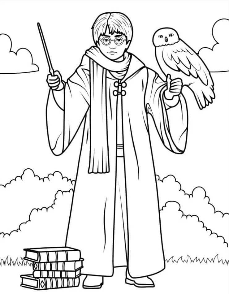 Harry Potter für 2-jährige Kinder ausmalbilder