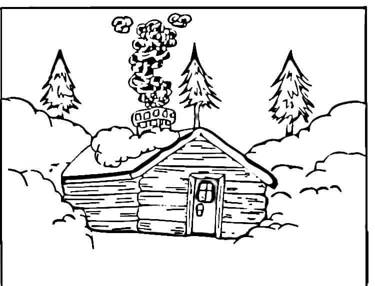 Haus cho 6-jährige Kinder ausmalbilder
