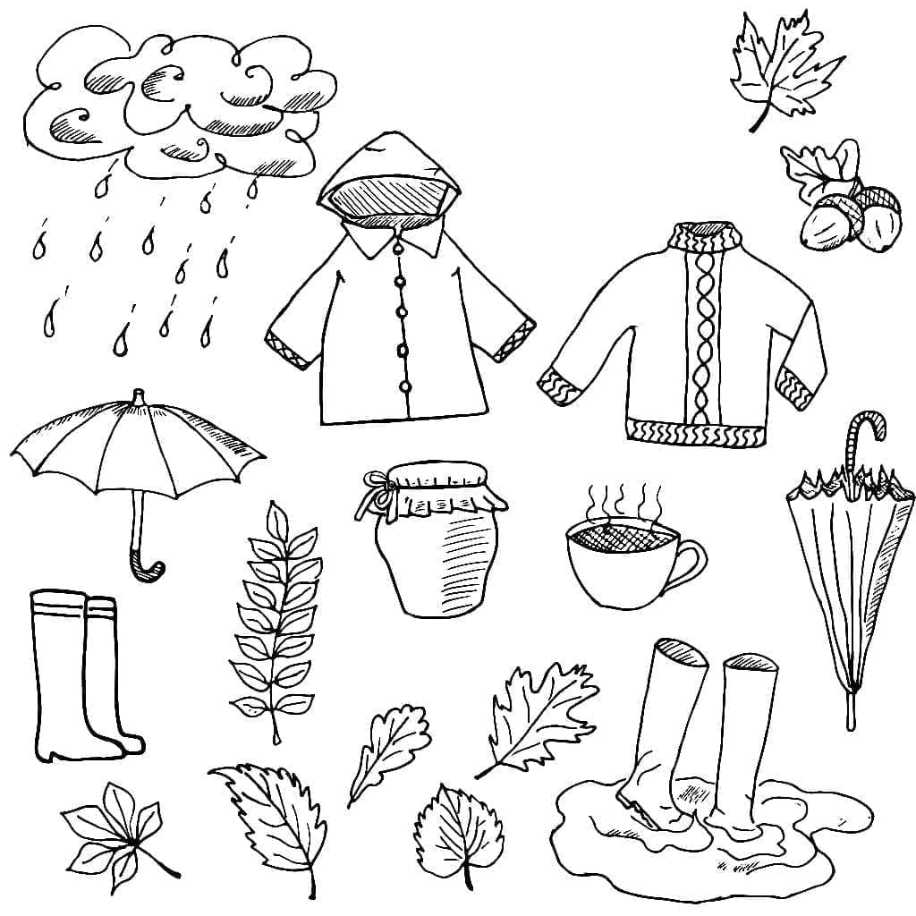Herbst ausdrucken ausmalbilder
