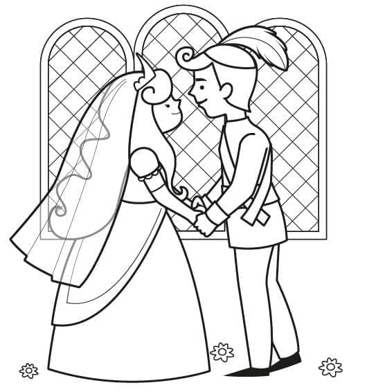 Hochzeitstag ausmalbilder