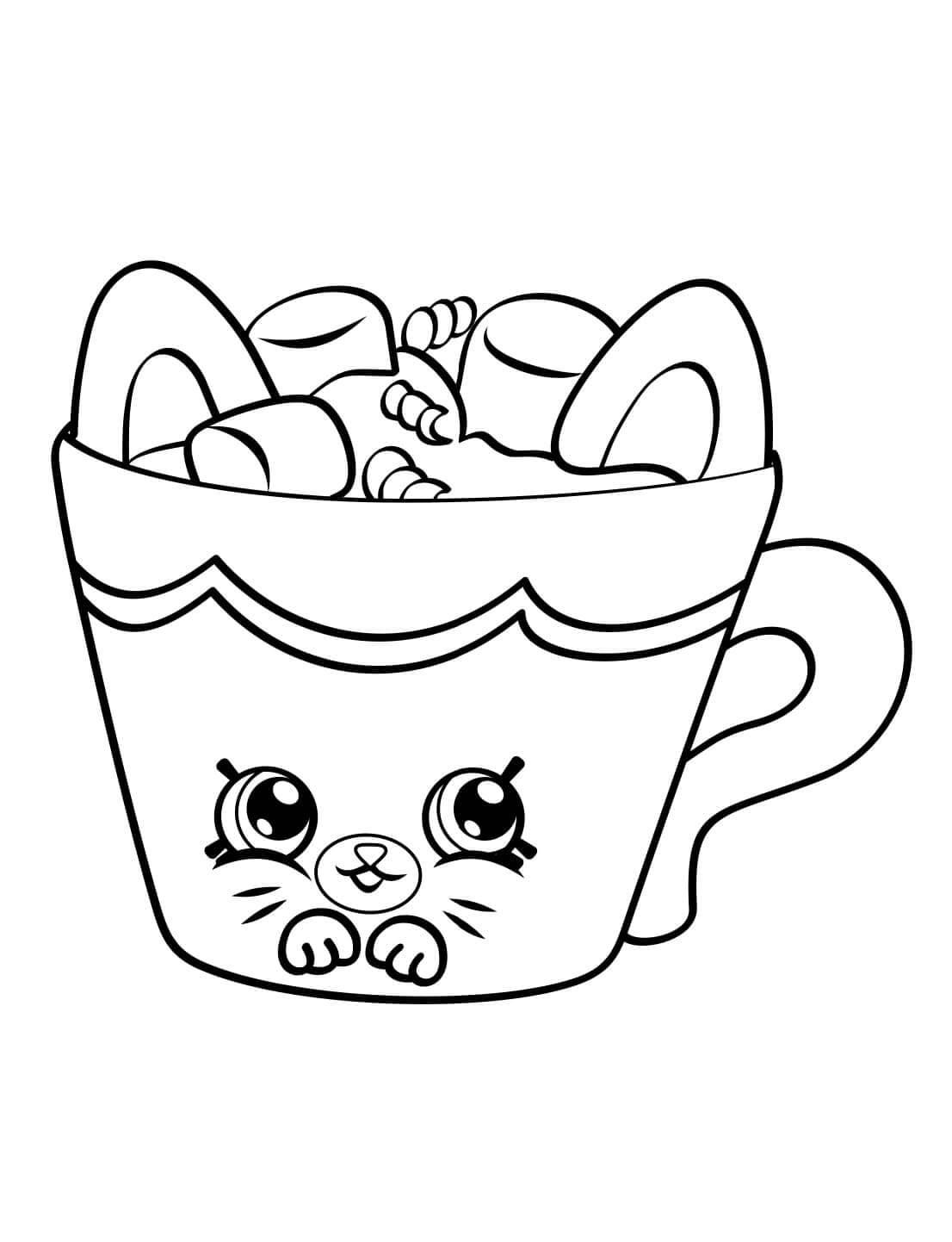 Hot Choc Shopkins ausmalbilder