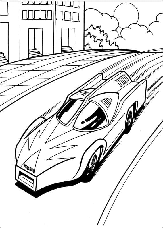 Hot Wheels Kostenloser für Kinder ausmalbilder