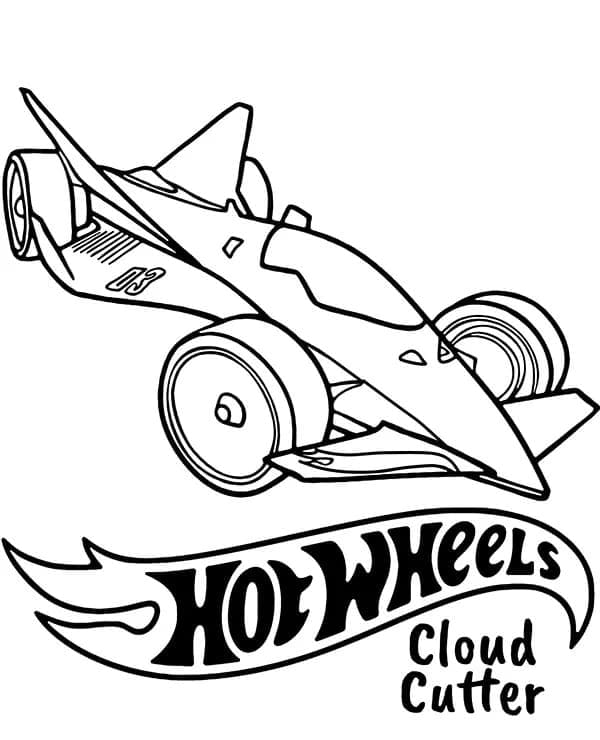 Hot Wheels zum Drucken ausmalbilder