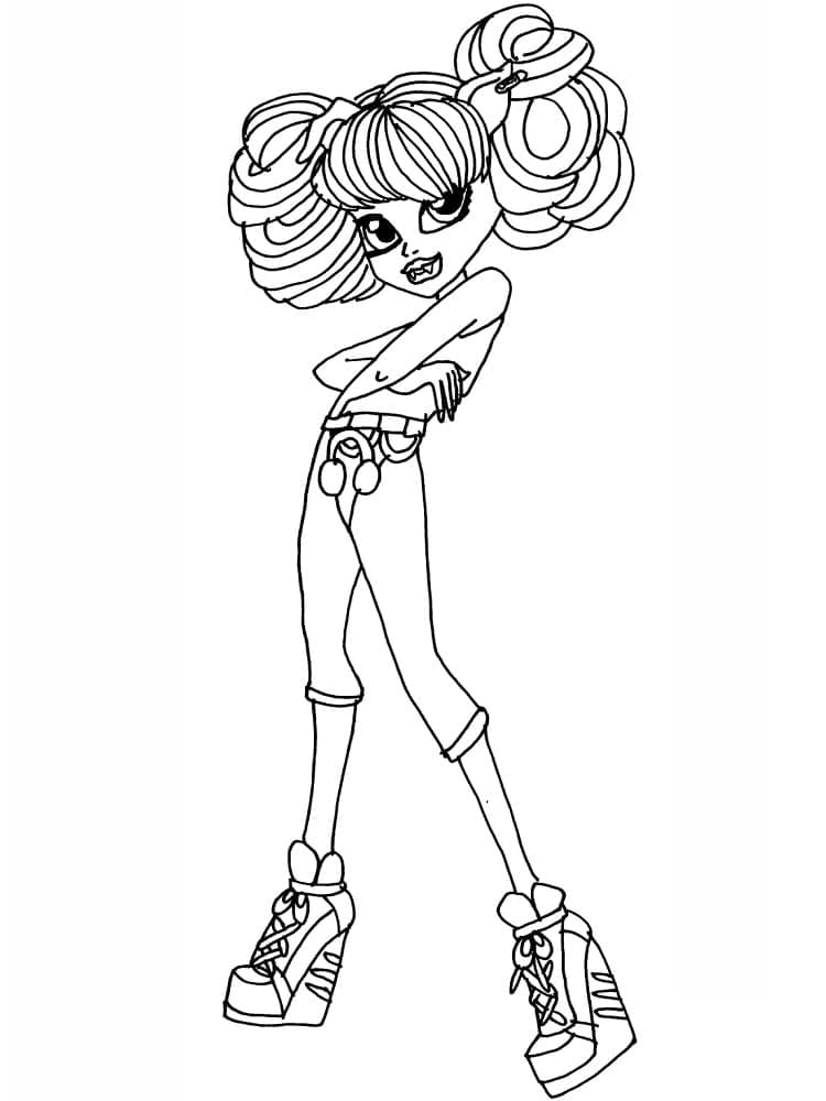Howleen Wolf Monster High ausmalbilder