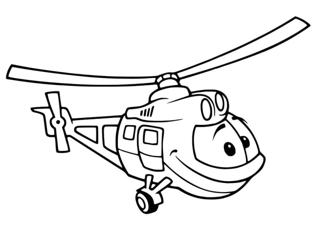 Hubschrauber (1) ausmalbilder