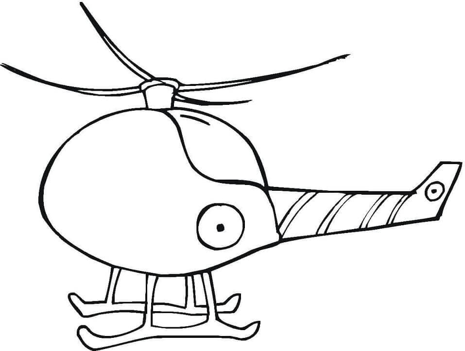 Hubschrauber (7) ausmalbilder