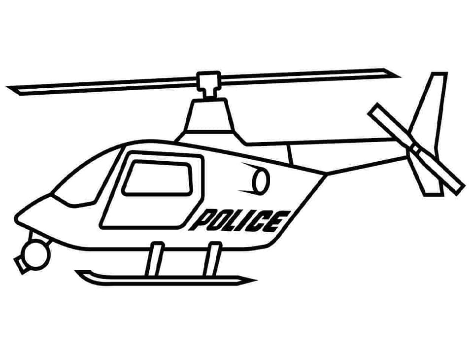 Hubschrauber Bild ausmalbilder