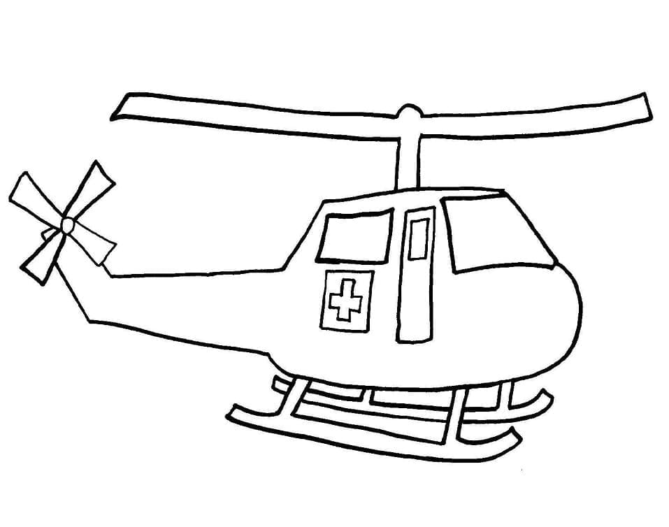 Hubschrauber kostenlos ausmalbilder