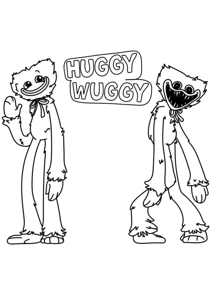 Huggy Wuggy Druckbares Für Kinder ausmalbilder