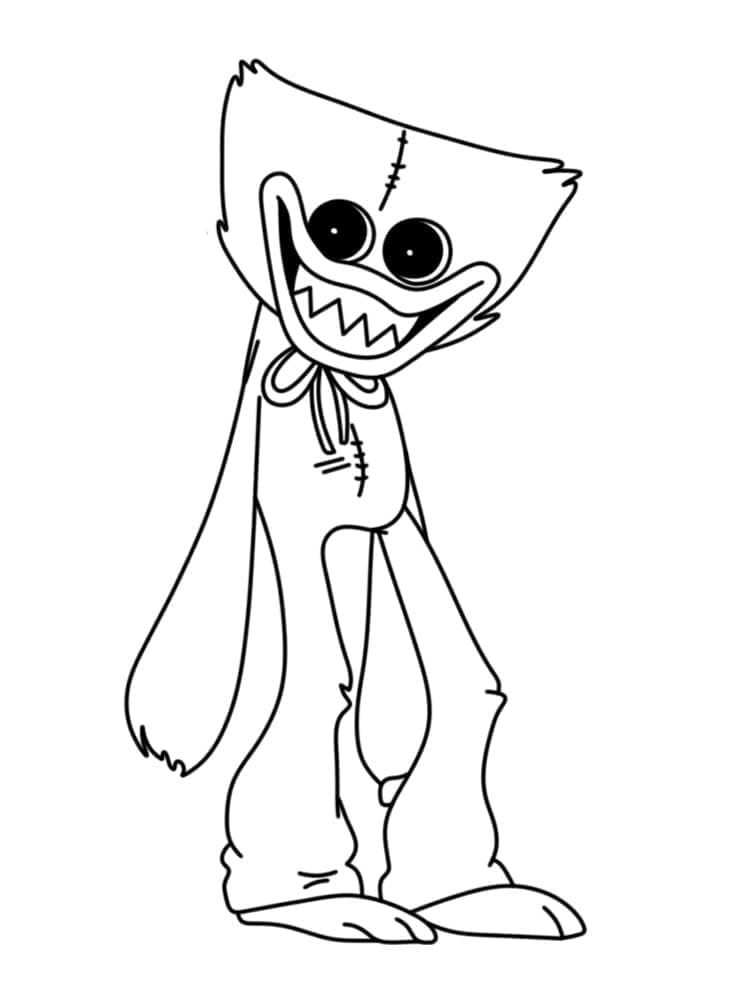 Huggy Wuggy Zum Drucken ausmalbilder