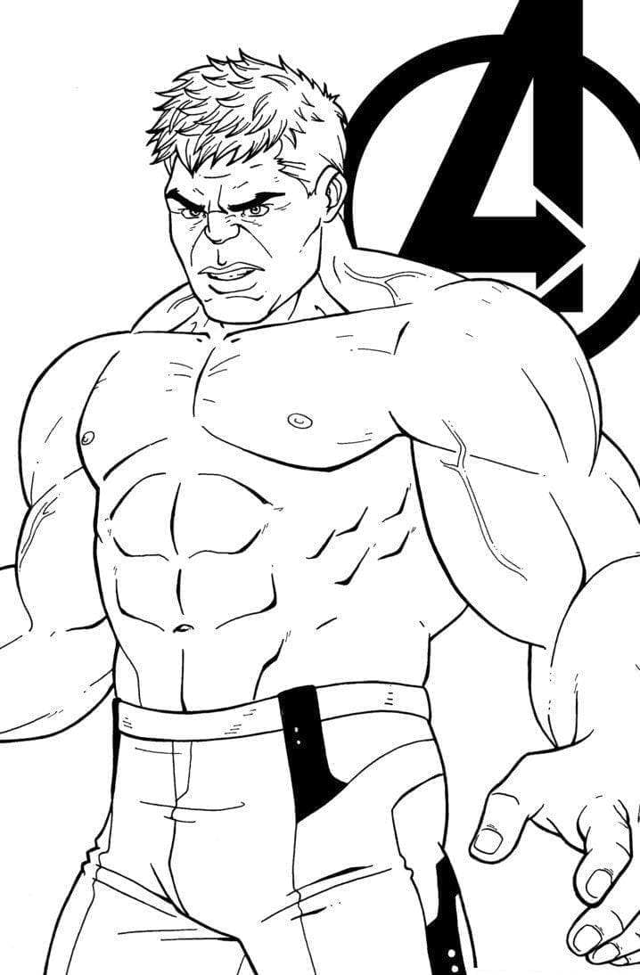 Hulk Marvel Superheld ausmalbilder