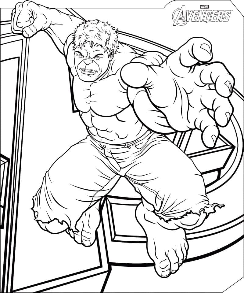 Hulk Marvel ausmalbilder