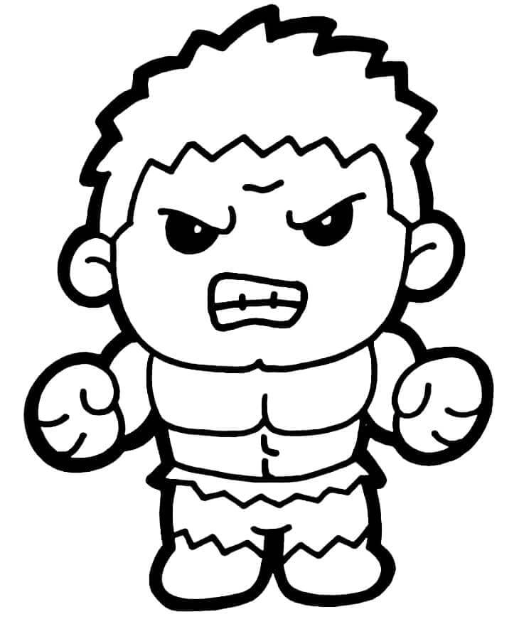 Hulk für 1-jährige Kinder ausmalbilder