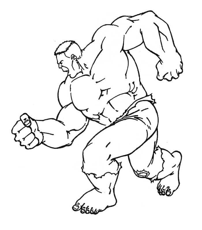 Hulk für Kinder ausmalbilder
