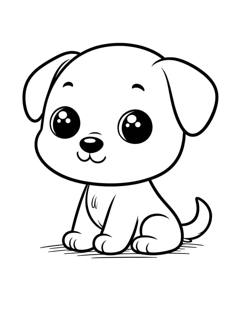 Hund 2 ausmalbilder