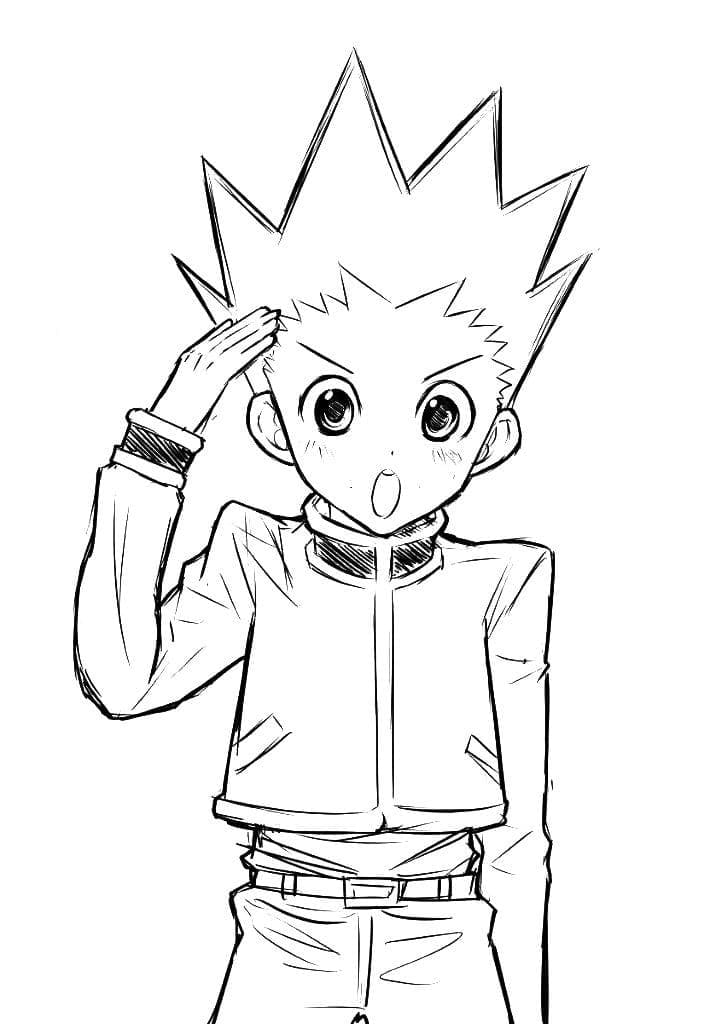 Hunter x Hunter Malvorlage für Kinder ausmalbilder