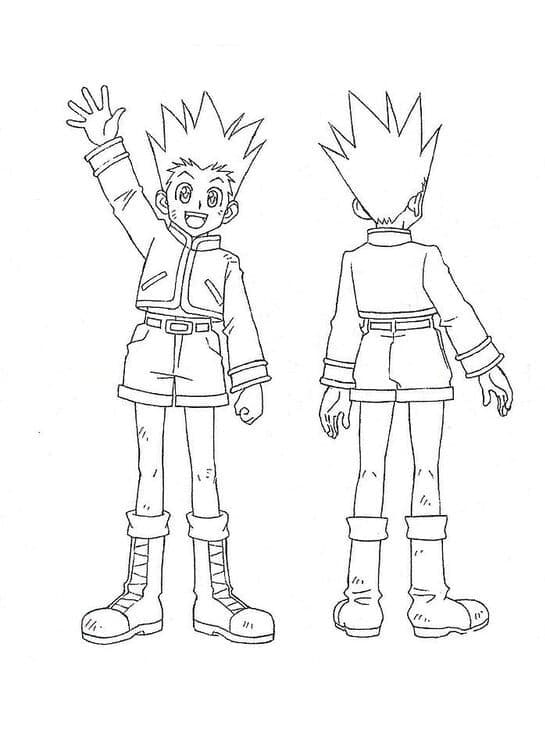 Hunter x Hunter für 1-jährige Kinder ausmalbilder