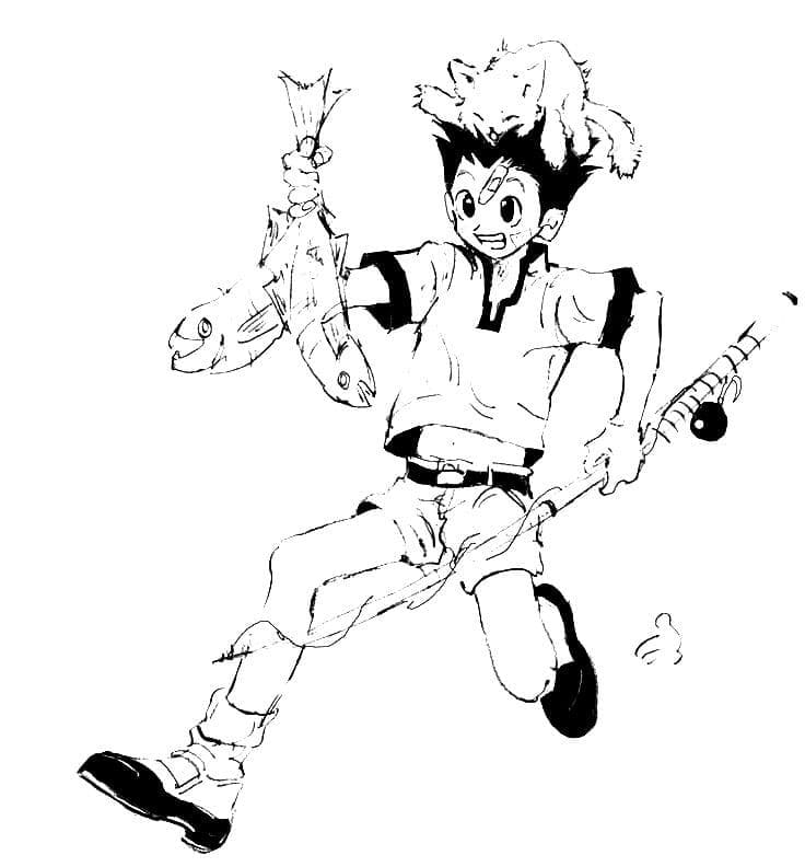 Hunter x Hunter für 3-jährige Kinder ausmalbilder
