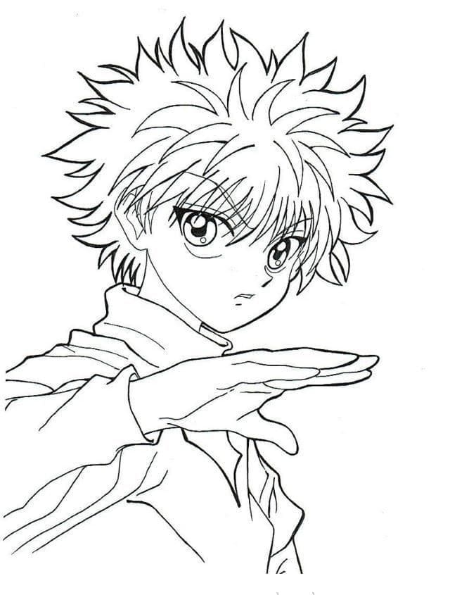 Hunter x Hunter gratis ausmalbilder