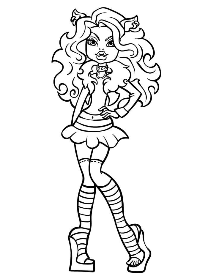 Incredibile Monster High ausmalbilder