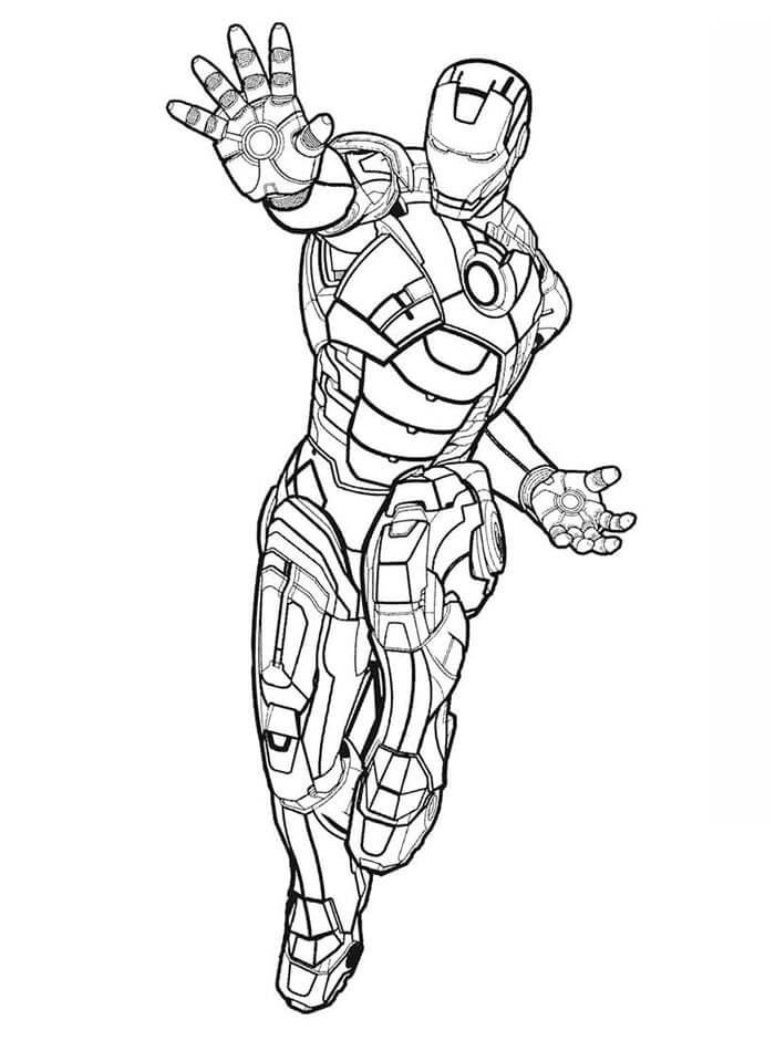 Iron Man für 1-jährige Kinder ausmalbilder