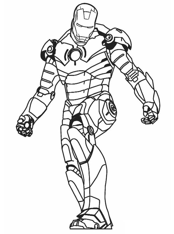 Iron Man für 2-jährige Kinder ausmalbilder