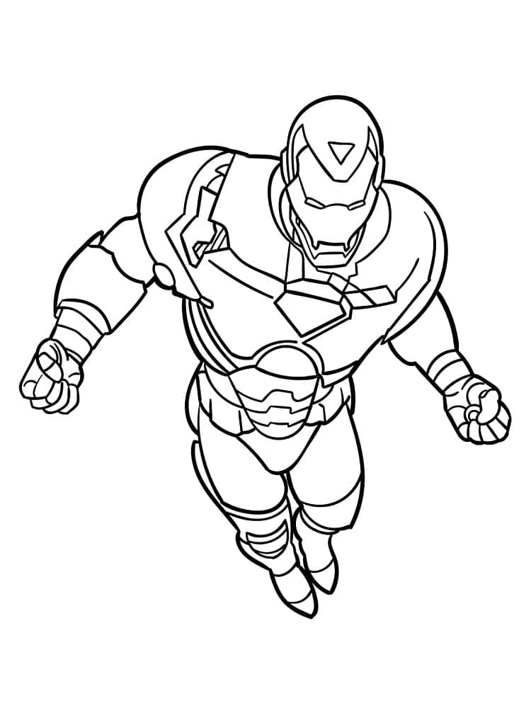 Iron Man für Kinder ausmalbilder