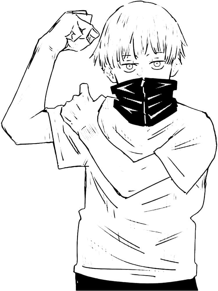 Jujutsu Kaisen für 4-jährige Kinder ausmalbilder