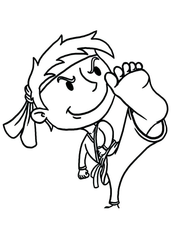 Karate Zum Drucken Gratis ausmalbilder