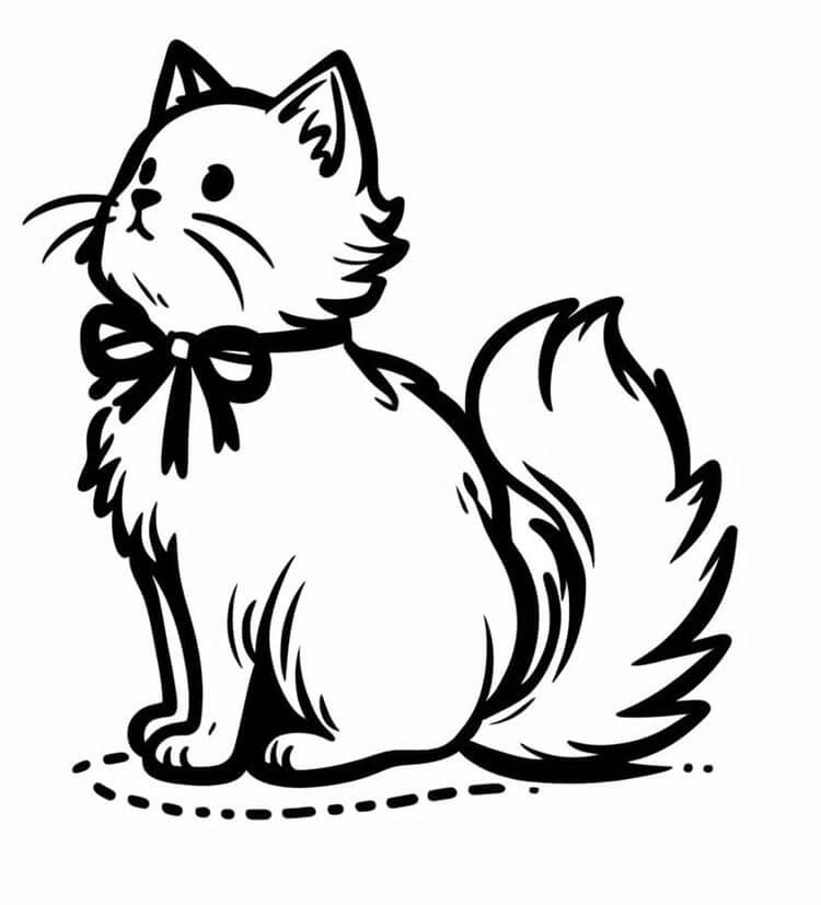 Katze Für 2-Jährige Kinder ausmalbilder