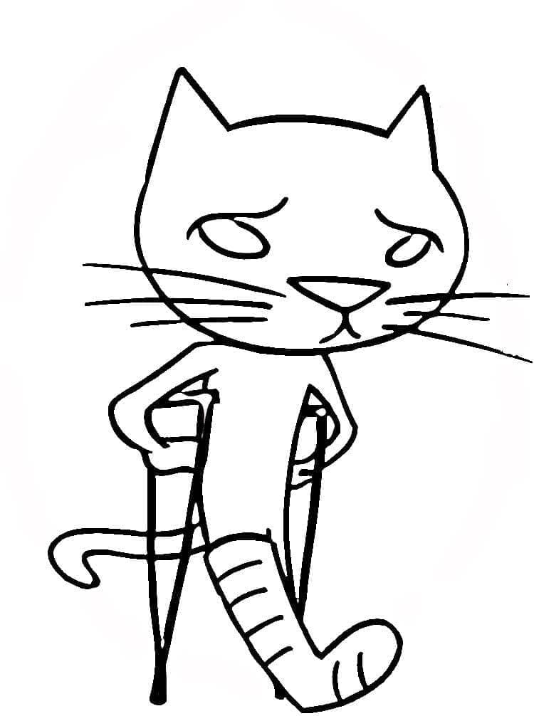 Katze Gratis ausmalbilder
