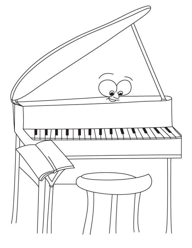 Klavier gratis druckbar ausmalbilder