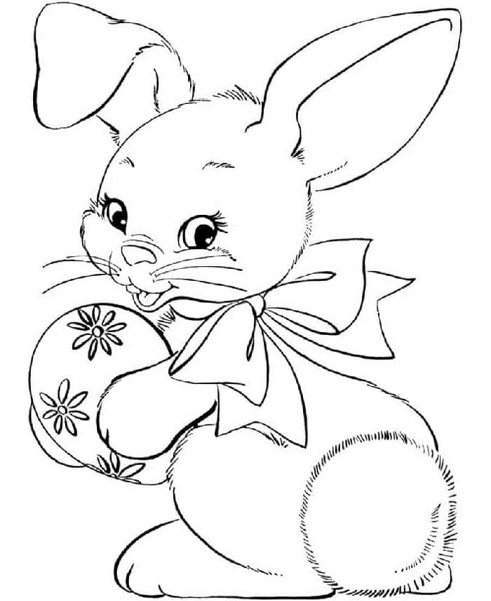 Kleiner Osterhase ausmalbilder
