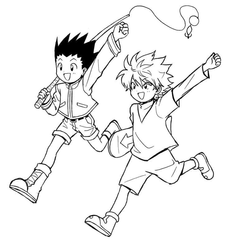 Hunter x Hunter ausmalbilder